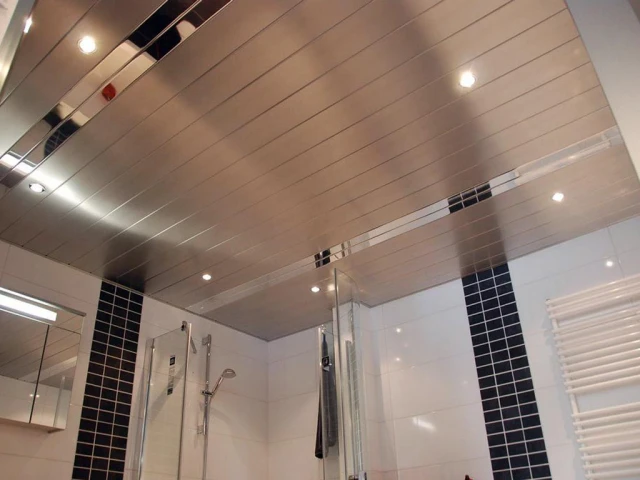 Изображение: Реечные потолки для ванной комнаты: обзор