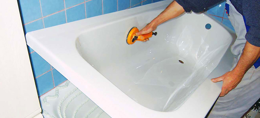 Реставрация ванный акриловым вкладышем